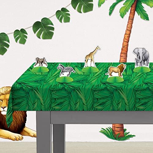 Beistle Palm Leaf Table Cover 54x108 In