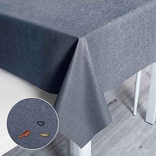 Obstal Waterproof Tablecloth 54 x 78 Dark Grey