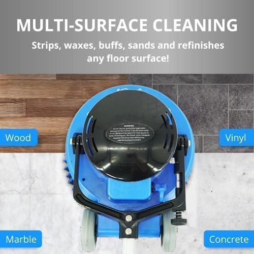 Prolux Core 15 Inch Heavy Duty Floor Buffer Scrubber and Polisher