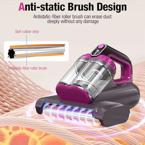 BYHUME Mattress Vacuum Cleaner with UV-C Light
