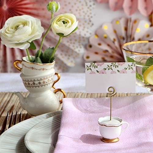 Kate Aspen Pink Tea Party Place Card Holders Set of 6