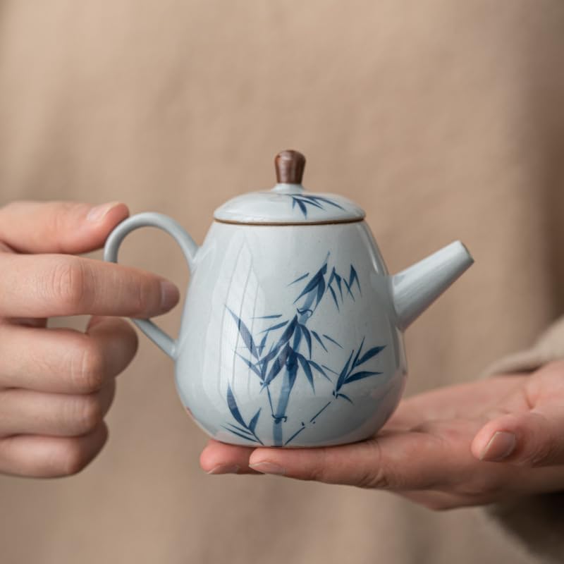 Earshot Retro Style Hand Painted Tea Kettle