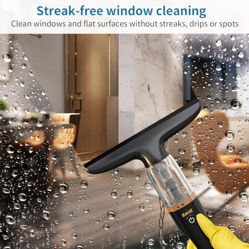 Eave Rechargeable Window Vacuum Squeegee Set