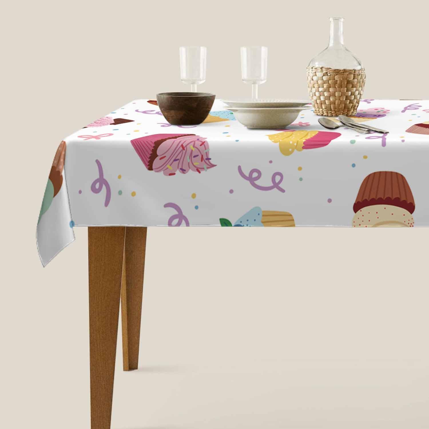 Cute Cartoon Berries Tablecloth 60x84 Inch
