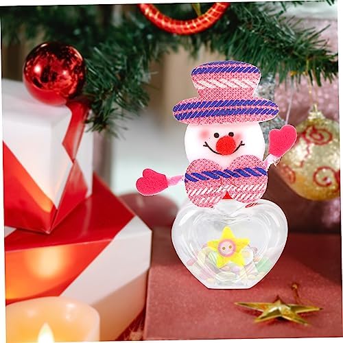 FOMIYES 12 Pcs Clear Candy Jar Christmas Party Favors
