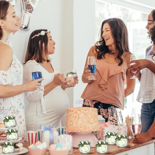 25 Pcs Mini Glass Jars With Lids Baby Shower Decor