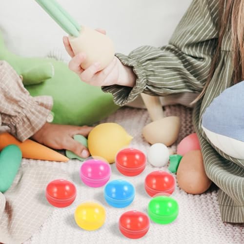 50pcs Empty Gumball Machine Capsules Plastic Balls for Party Favor Candy Container