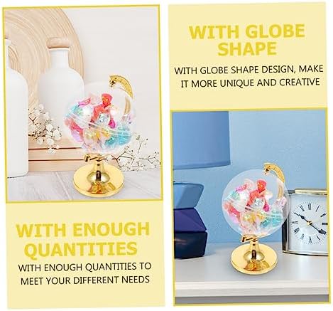 5Pcs Globe Shape Candy Boxes Mini Round Storage Containers Decorative Treat Holders for Parties