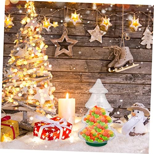 Christmas Tree Candy Storage Jar for Holiday Treats