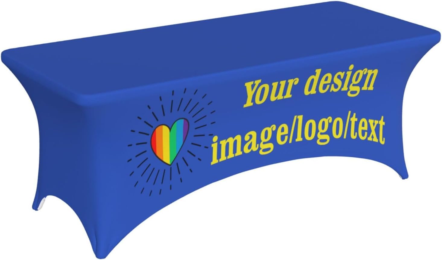Custom Spandex Tablecloth with Logo 6FT Rectangular