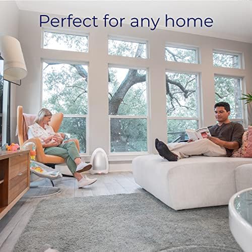 EyeVac Home Touchless Vacuum Automatic Dustpan - Ultra Fast Powerful 1000 Watt White