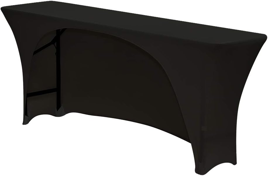 Your Chair Covers - Black Spandex 6 Ft x 18 Inches