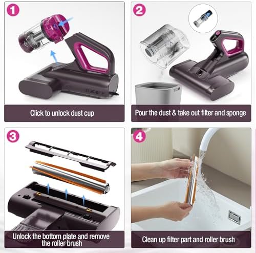 BYHUME Mattress Vacuum Cleaner with UV-C Light