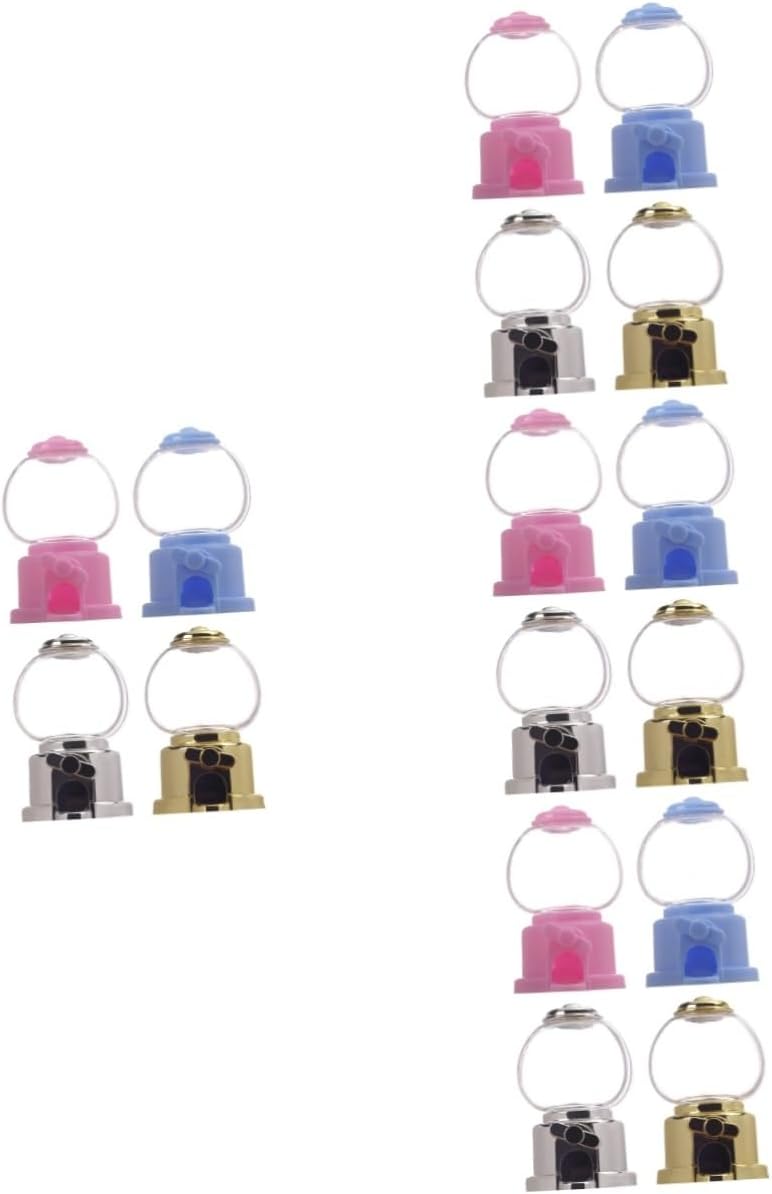 20pcs Manual Gumball Machine Candy Dispenser Set