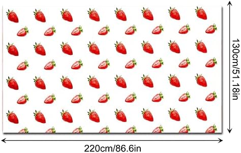 Strawberry Themed Party Tablecloth for Home Decor