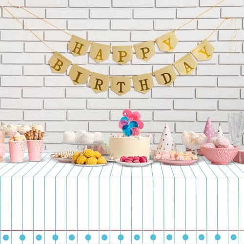 3PCS Back to School Tablecloths for Kids Welcome Back Gatherings Large Plastic Waterproof Notebook Cover Decor Supplies