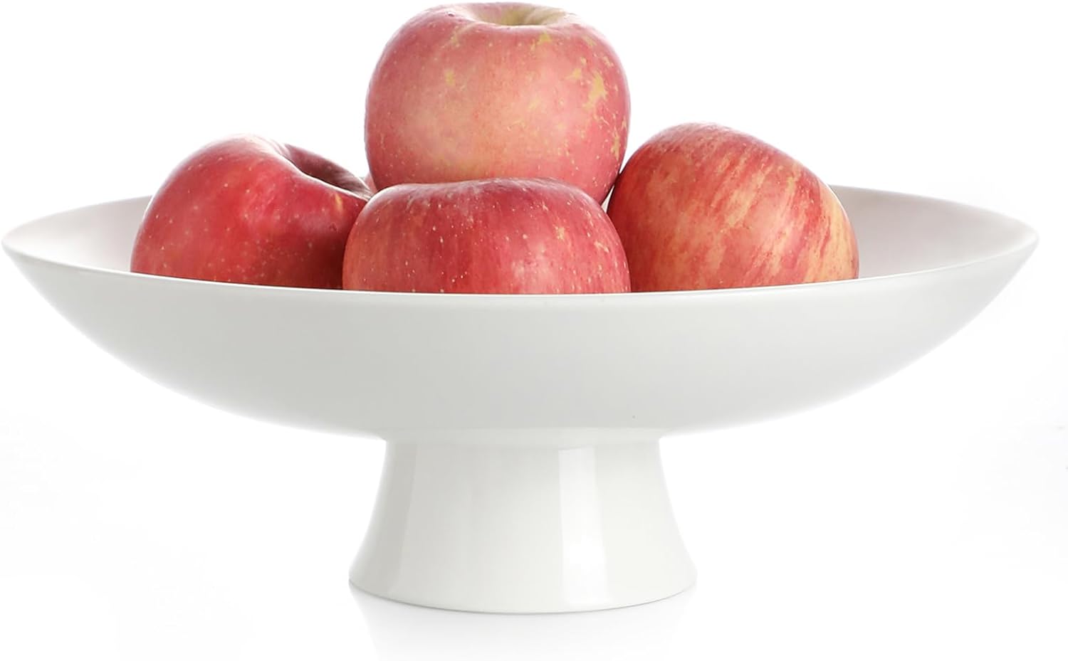 Kanwone Large Ceramic Fruit Bowl - 115 Inches White