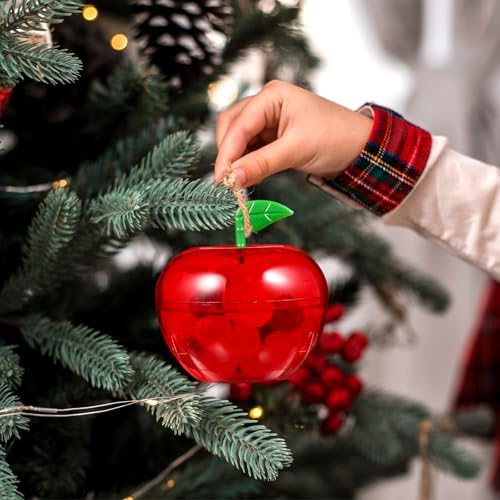 12pcs Plastic Candy Jar for Christmas Wedding Party Favors