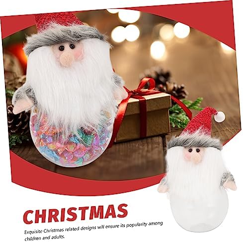Gadpiparty Christmas Candy Jar with Snowman and Reindeer Design