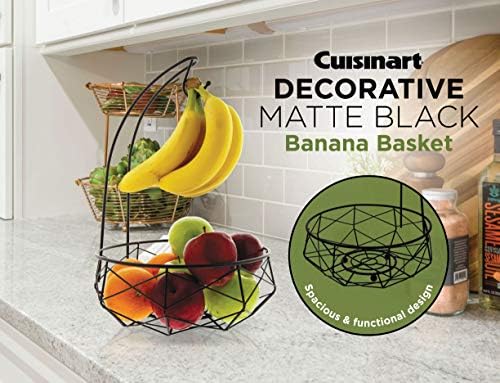 Cuisinart Fruit Basket with Banana Hanger Matte Black
