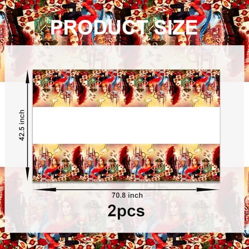 2Pcs Nightmare Before Christmas Tablecloth for Birthday Party Decorations