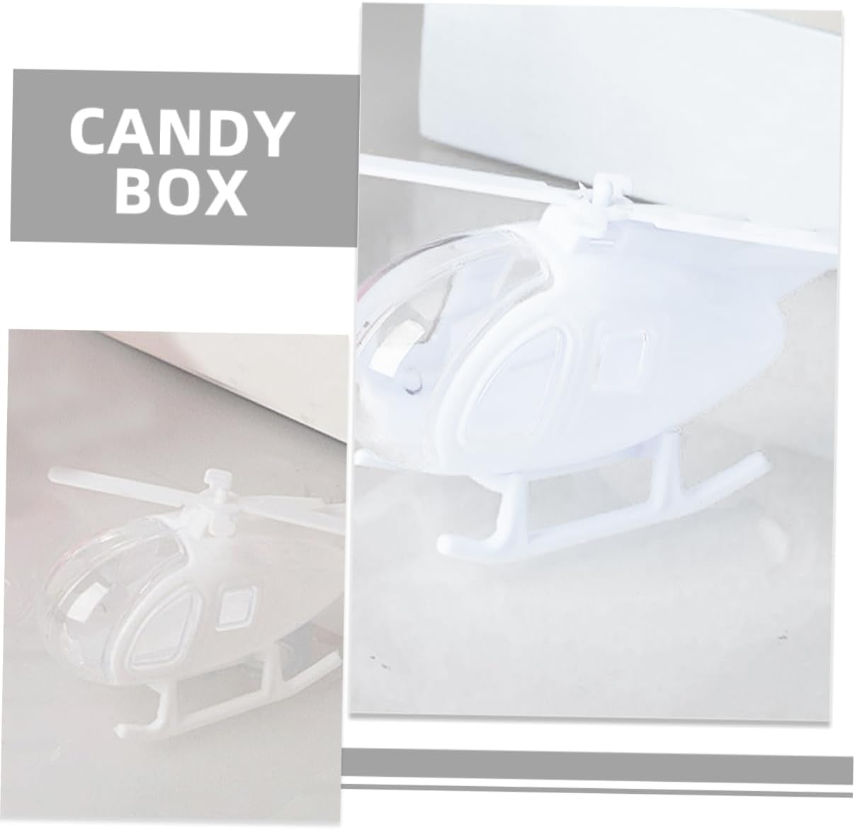 12pcs Transparent Airplane Candy Boxes for Snacks and Treats