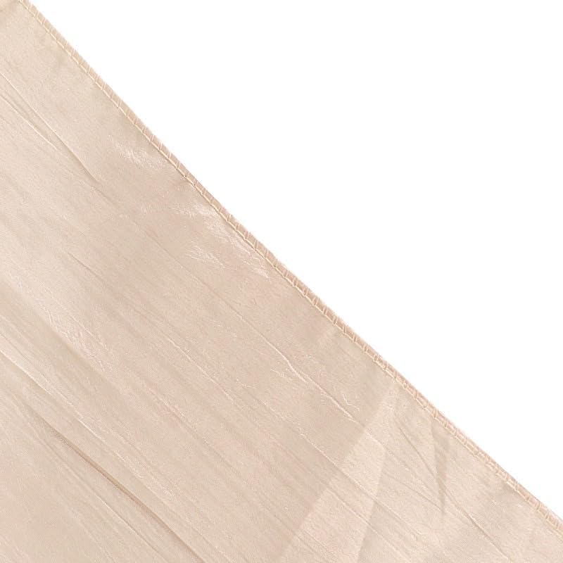 Balsa Circle 72x72 Inch Beige Square Table Overlay