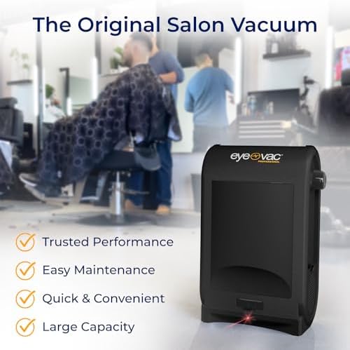EyeVac Pro Touchless Vacuum - 1400 Watt Powerful Canister Black