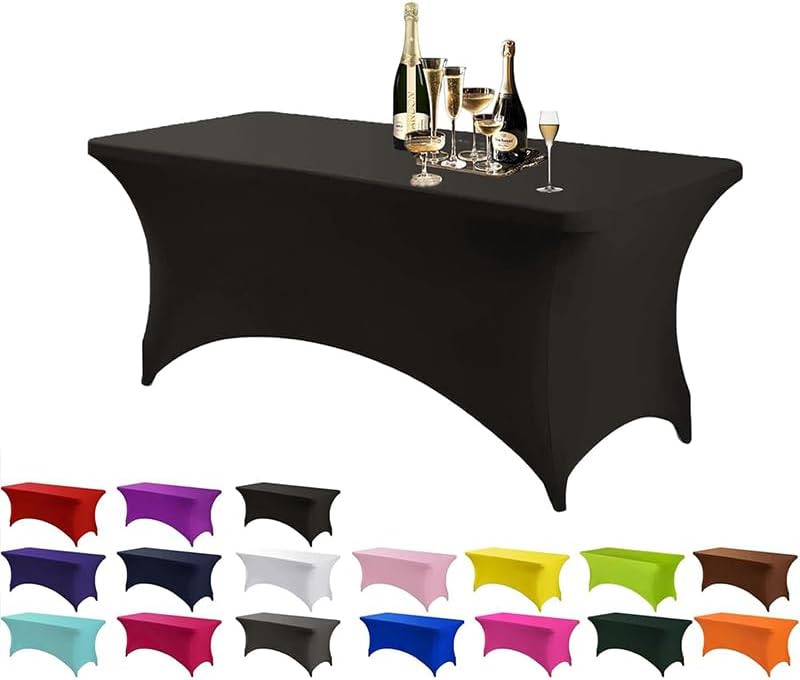 Spandex Table Cover for 6ft Home Rectangular Table