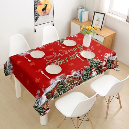 Castle Fairy Christmas Tablecloths for Kids