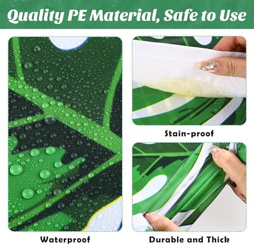 Hawaiian Palm Leaves Tablecloth Roll with Cutting Box 54x100