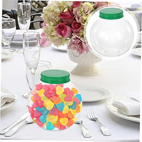 DOITOOL 5pcs Christmas Shaped Candy Jars with Sealing Lids