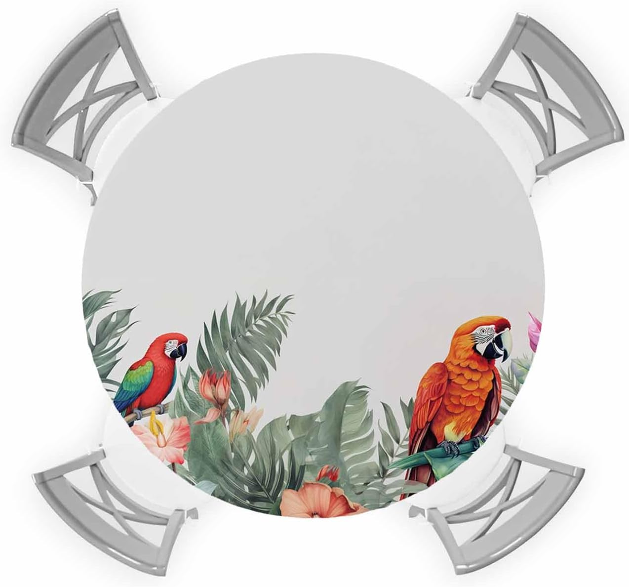 Zoe Garden Tropical Round Waterproof Table Cover