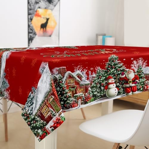 Castle Fairy Christmas Tablecloths for Kids