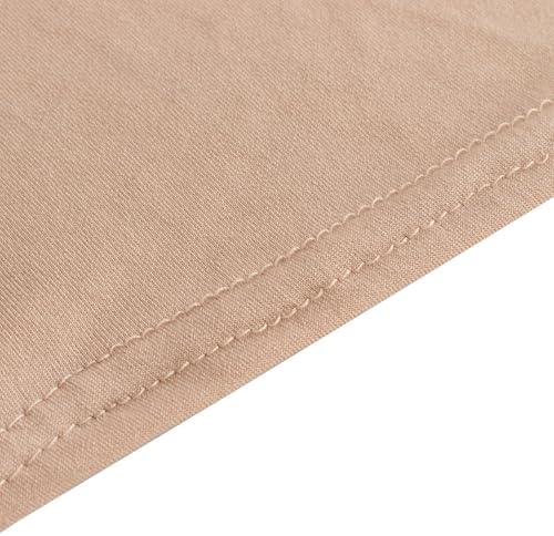 Balsa Circle 36-Inch Nude Cocktail Spandex Tablecloth