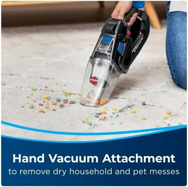 Bissell Pet Stain Eraser Duo Portable Deep Cleaner and Dry Hand Vacuum