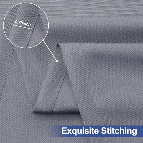 Homing 4 Packs 6 Foot Rectangle Table Cloth - Waterproof Elastic Windproof Washable