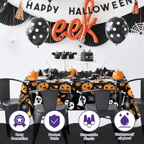 OHOME Halloween Tablecloth Set 2 Pack