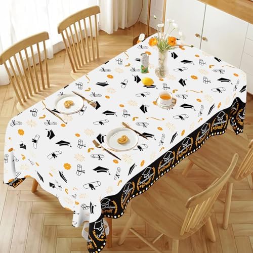 3 pcs Graduation Tablecloth 54x108 Inches