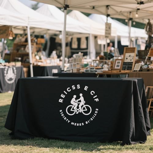Customized Table Cloth with Logo 4FT 5FT 6FT 8FT for Events
