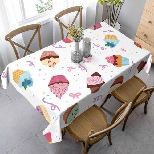 Cute Cartoon Berries Tablecloth 60x84 Inch