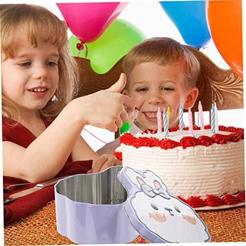 PRETYZOOM Decorative Rabbit Candy Box with Lids for Christmas and Party Favors