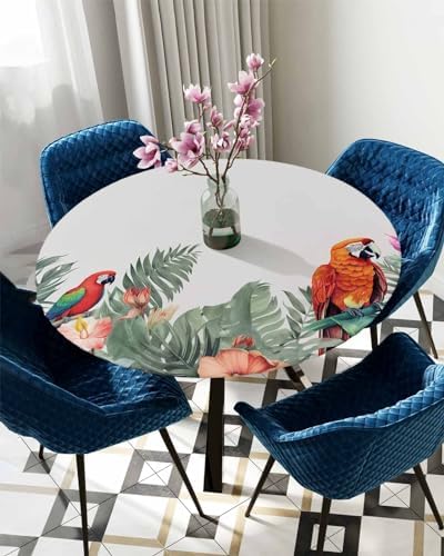 Zoe Garden Tropical Round Waterproof Table Cover