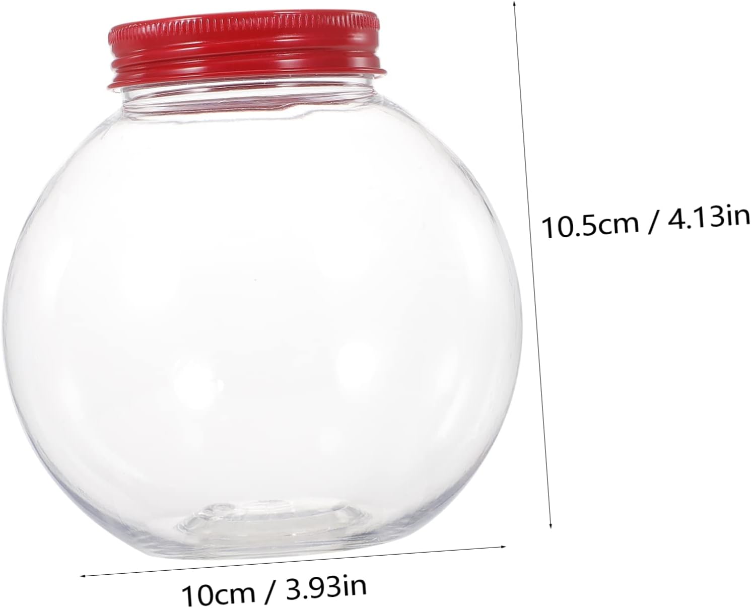 5pcs Shaped Candy Jars for Christmas Parties and Celebrations
