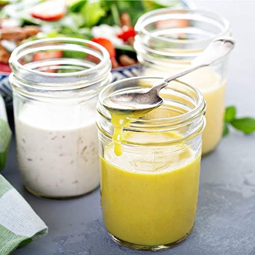 QAPPDA 6oz Glass Jars Set of 30 With Lids