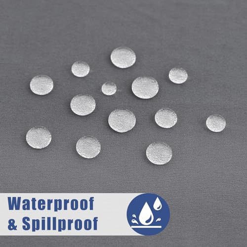 Moosfor Spandex Tablecloth 6 Pack Stretch Fit for 4 Foot Rectangle Tables Windproof and Waterproof for Outdoor Use