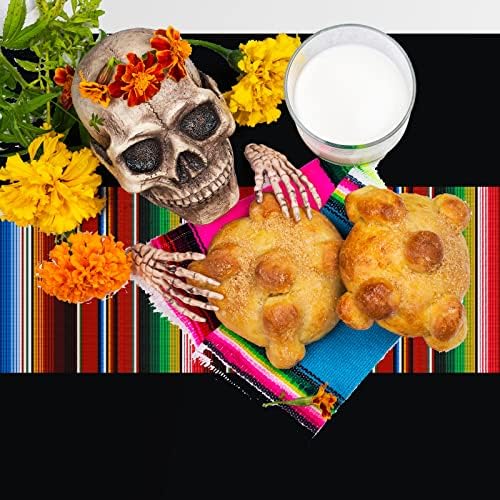 Oudain 6 Pcs Mexican Striped Tablecloth