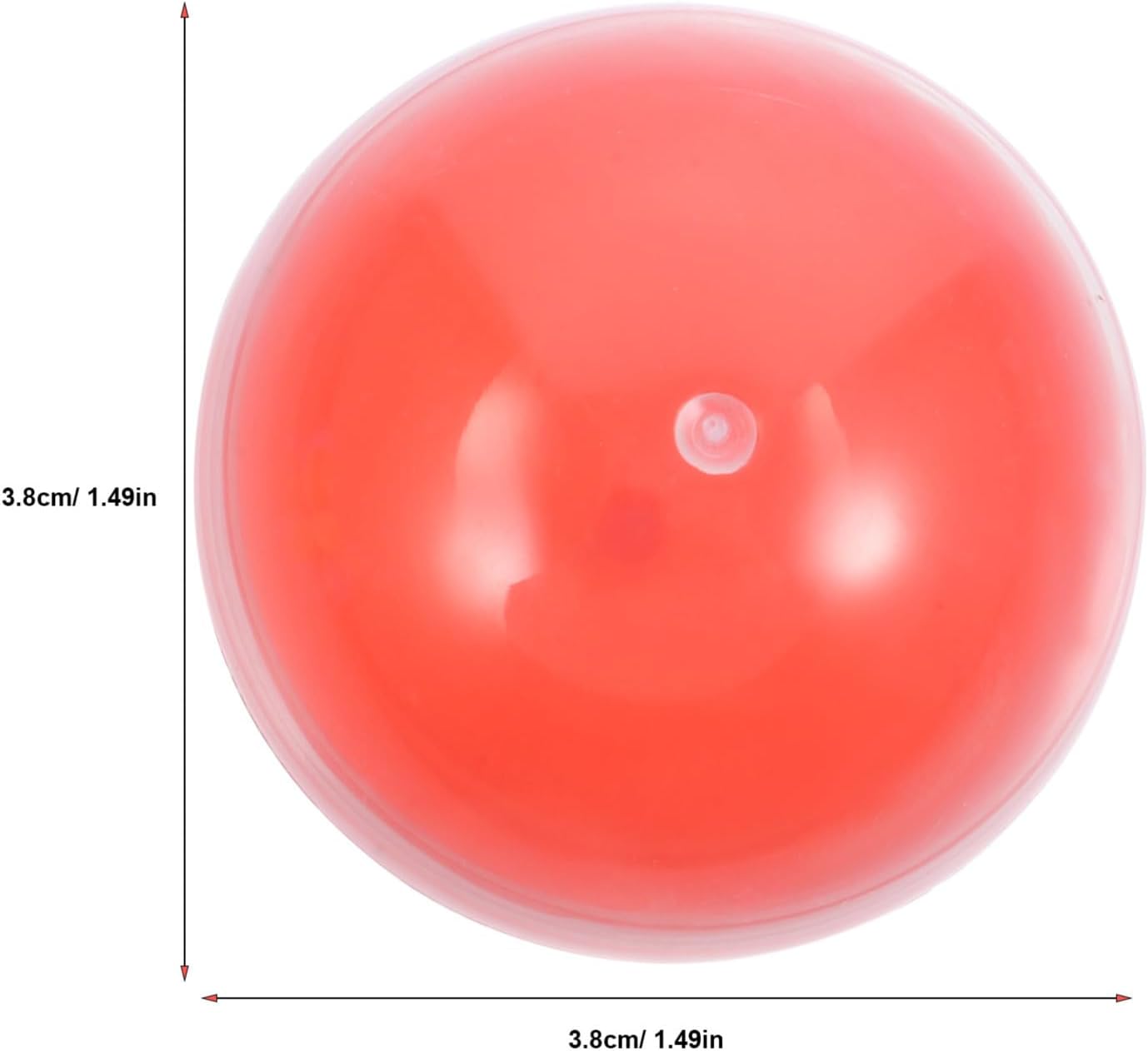 50pcs Empty Gumball Machine Capsules Plastic Balls for Party Favor Candy Container