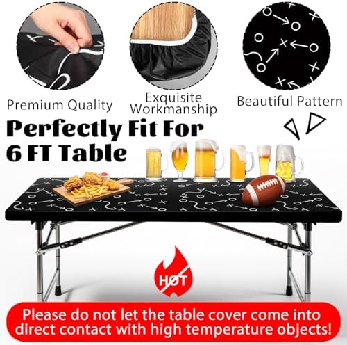 Oudain Football Table Cover for 6 Ft Table