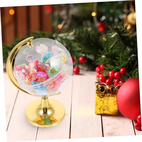 5Pcs Globe Shape Candy Boxes Mini Round Storage Containers Decorative Treat Holders for Parties